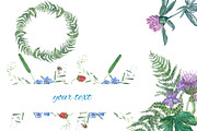 Watercolor grass and wildflowers, an Object Graphic by JuliaFast (Thumbnail 4 of 6)
