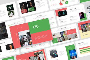 Eio : Social Agency Keynote, a Presentation Template by Punkl Camp
