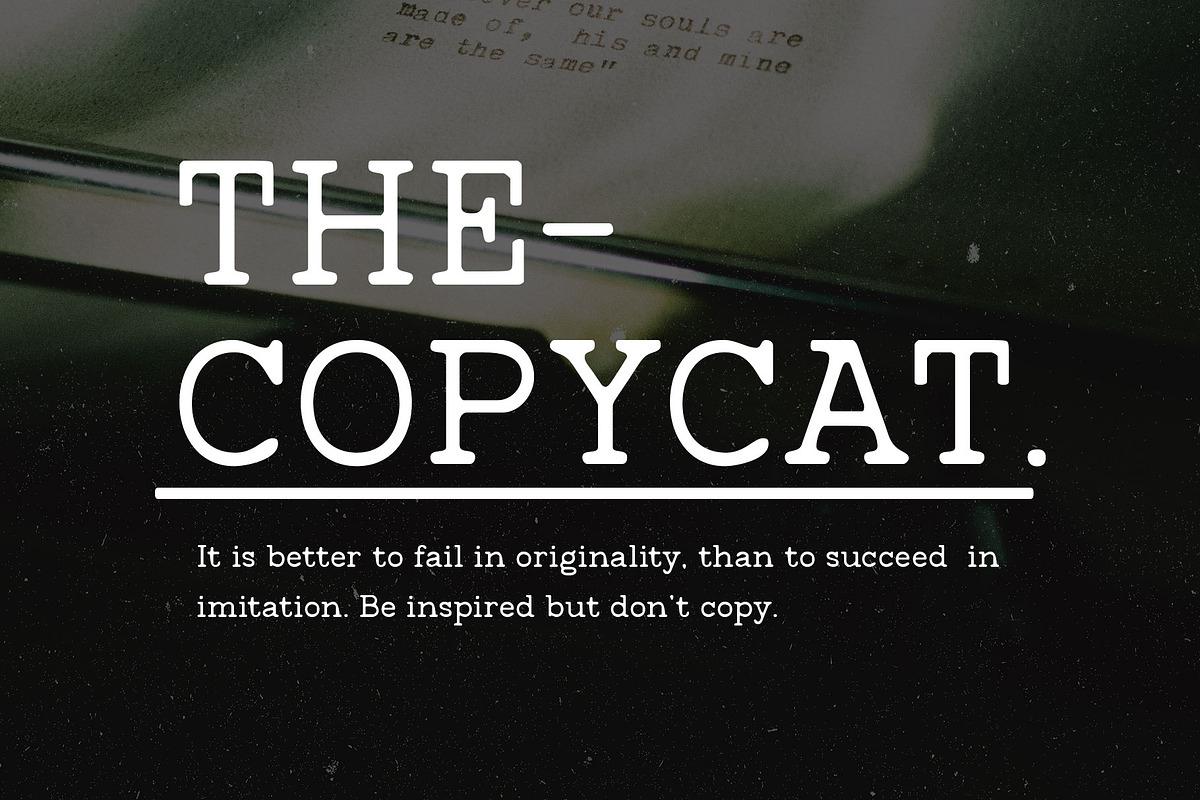 Untold History - Typewriter Font, a Serif Font by Arterfak Project (Photo 6 of 13)