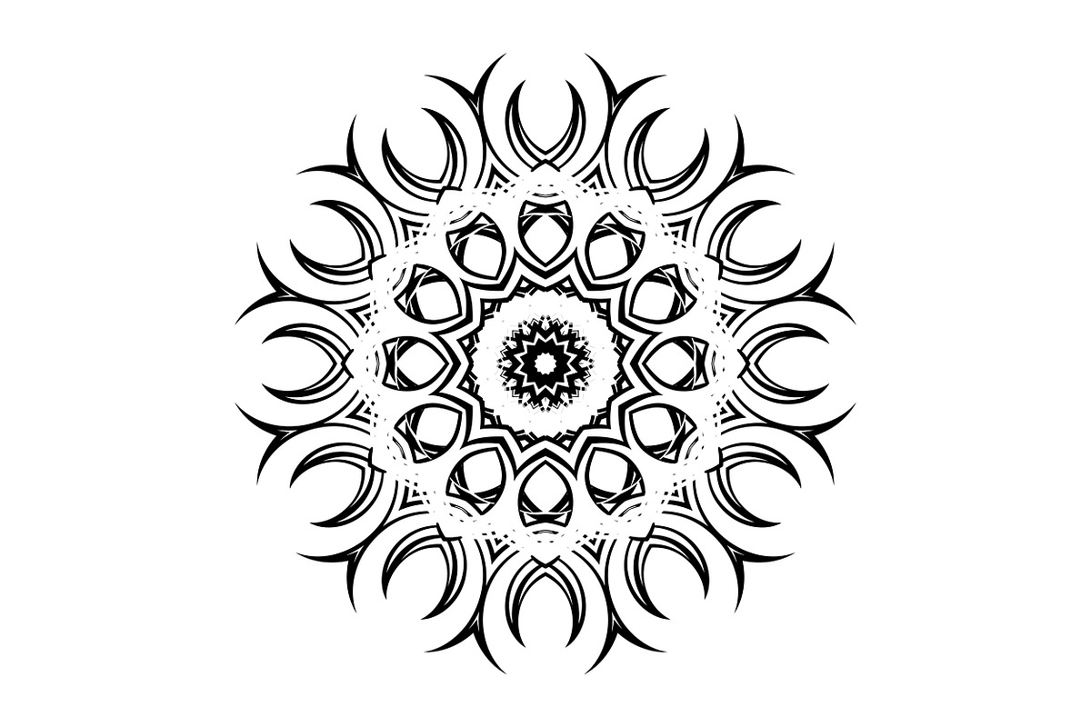Artistic Mandala Vector Collection, a Decorative Illustration by NJ Himel (Photo 18 of 101)