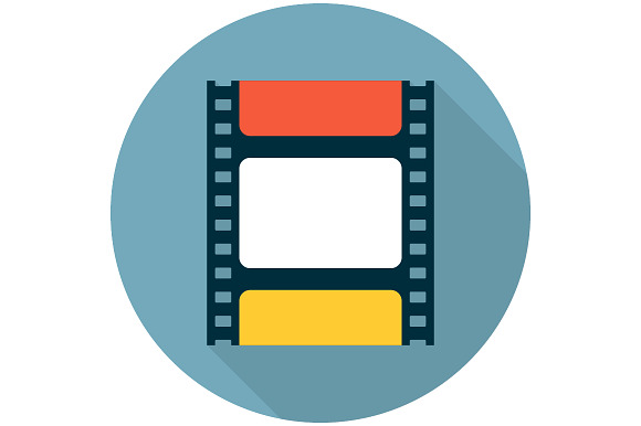 Film Strip Flat Icon