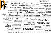 Premium Fonts, a Handwritten Font by 128bit Technologies (Thumbnail 2 of 5)