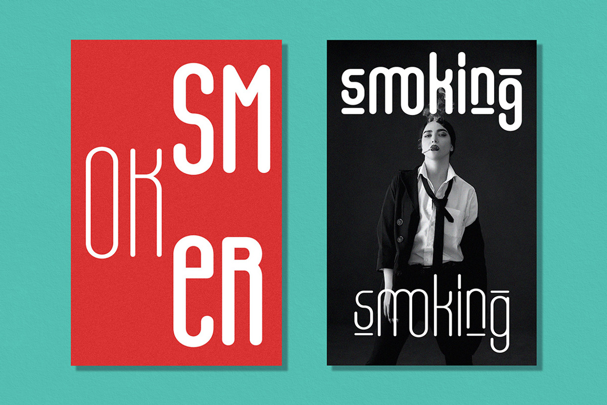 Marstian Monoline Condensed Sans, a Sans Serif Font by Cruzine (Photo 4 of 9)