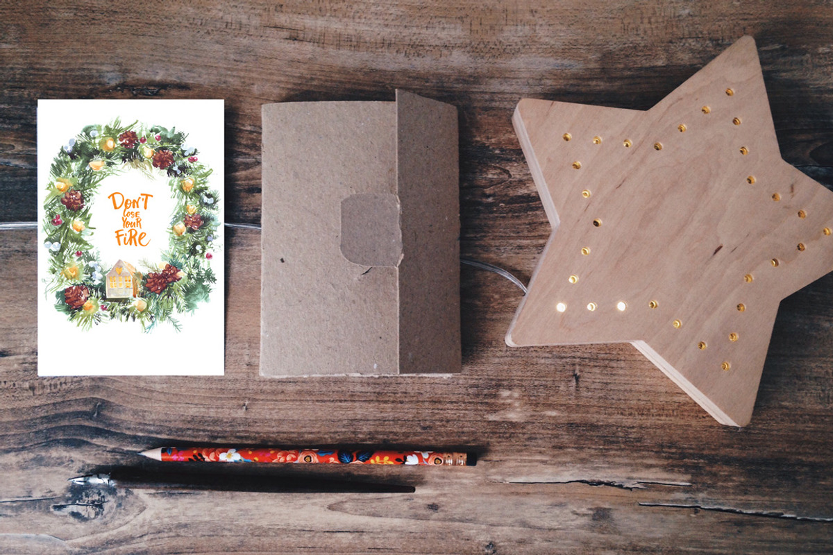 Christmas watercolor wreaths, a Decorative Illustration by soolima (Photo 5 of 9)