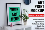 Modern Art Print Frame Mockup, a Print Template by THE MOCKUP SHOP (Thumbnail 1 of 3)