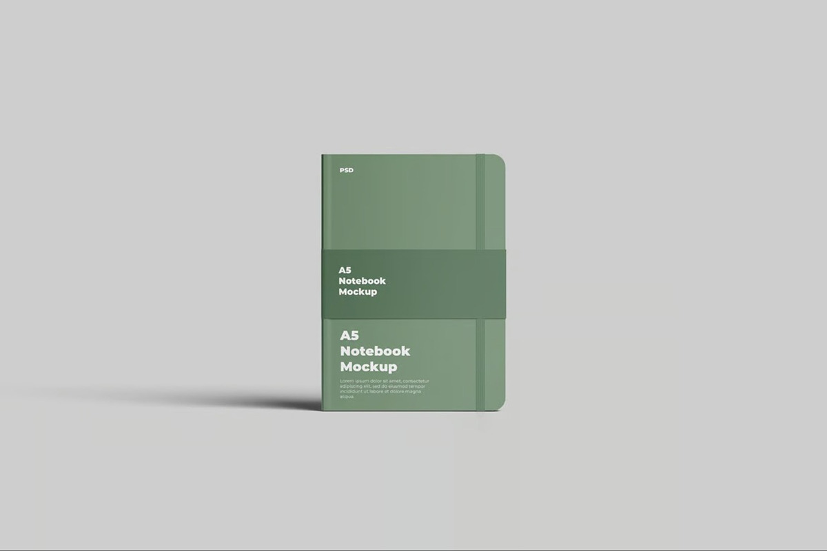 Cover Notebook Mockup, a Books & Magazine Mockup by Se٧enStudio (Photo 2 of 3)