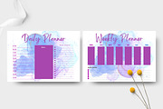 Canva Daily-Weekly-Monthly Planner, a Stationery Template by Ultimate Template Shop (Thumbnail 6 of 6)