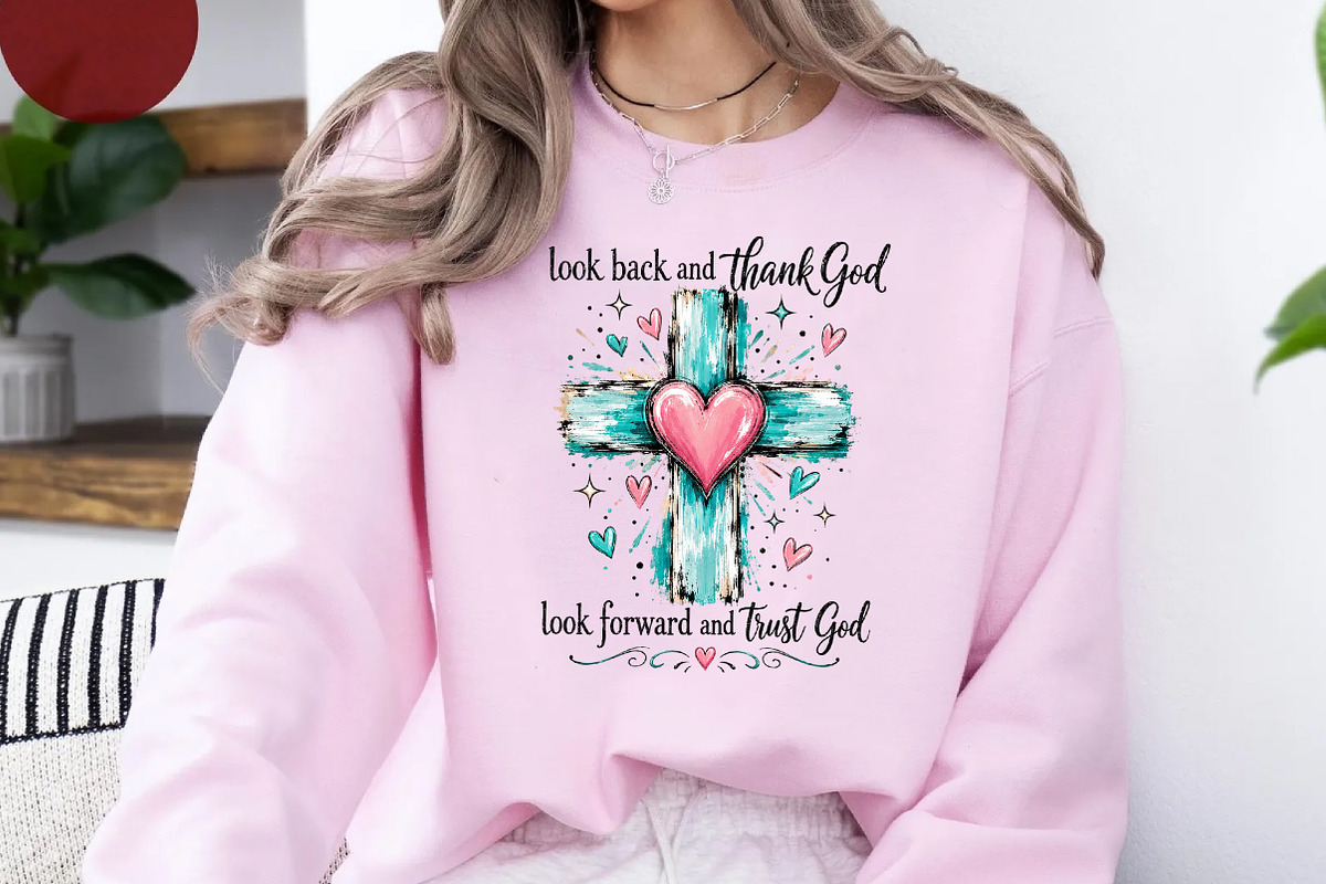 Christian Cross Sublimation Design, a Seasonal Illustration by DreamCafeArt (Photo 5 of 5)