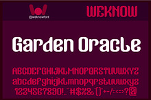 Garden Oracle Font