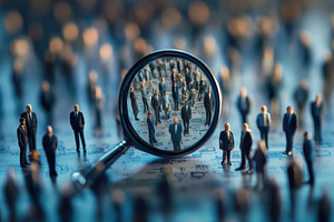 Business team seeks ideal hire, a Photo by Pavel_design
