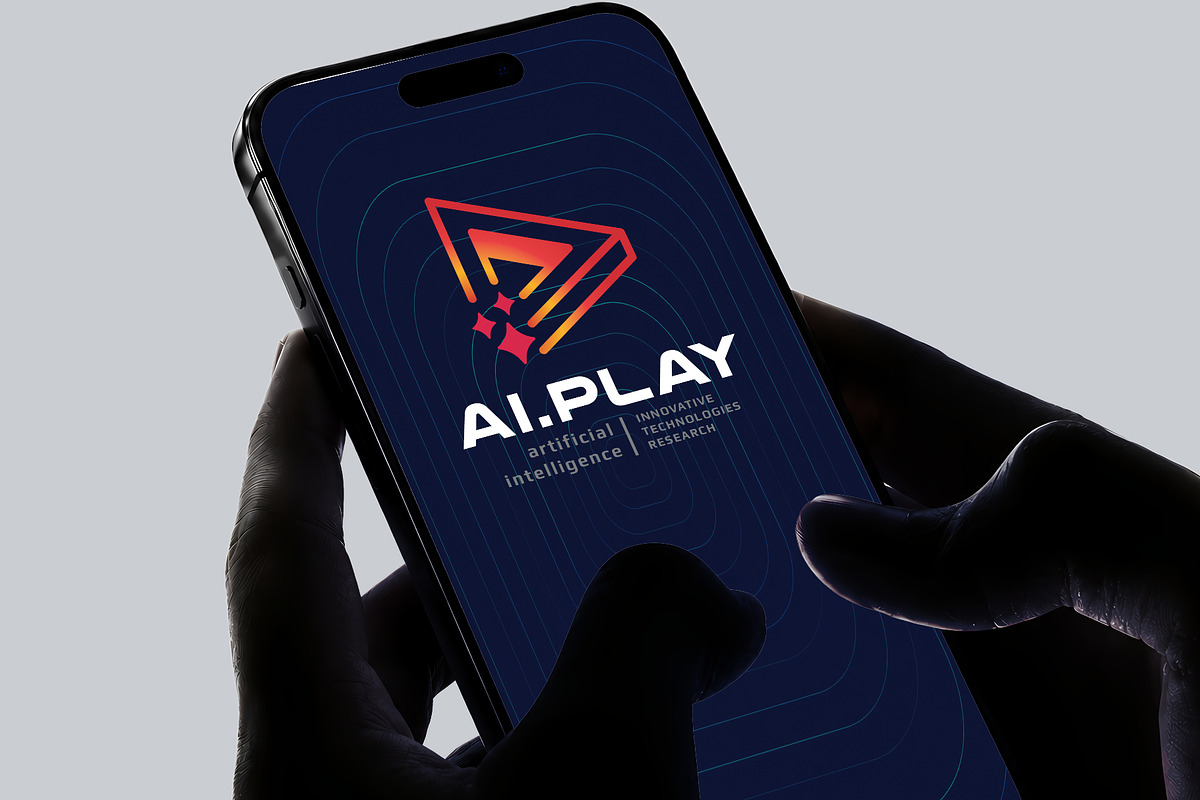 Ai Play Button Logo, a Branding & Logo Template by Design_Planet (Photo 2 of 4)
