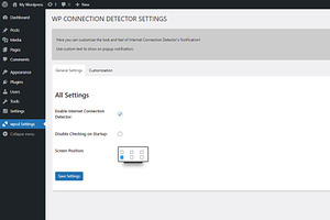 WPCD - WP Network Connection Detect