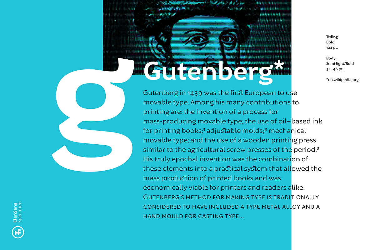 Elen Sans, a Sans Serif Font by Hurufatfont (Photo 3 of 14)