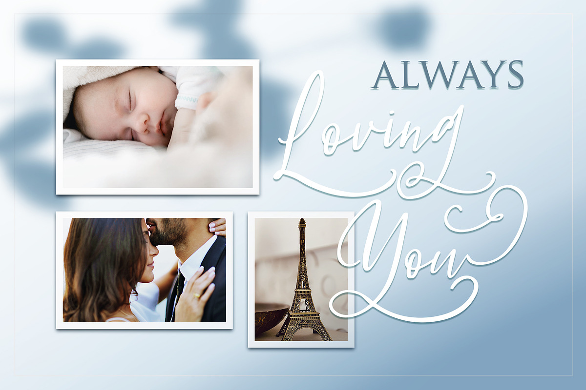 Fleur Bleue - Romantic Font preview 5