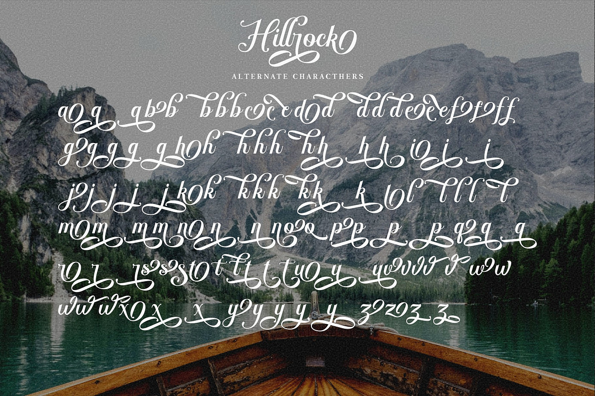 Hillrock / Elegant script, a Script Font by Java pep (Photo 15 of 15)
