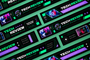 Tech Review Youtube Cover, a Social Media Template by graphicook (Thumbnail 3 of 3)