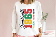 Juneteenth 1865 Sublimation PNG, a Seasonal Illustration by Canvas Craft (Thumbnail 3 of 5)