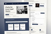 Juro Legal Consultation Landing Page, a Landing Page Template by twinstd (Thumbnail 4 of 5)