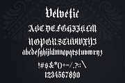 Velvetic Blackletter Font, a Blackletter Font by DmDesignsStoreArt (Thumbnail 2 of 2)