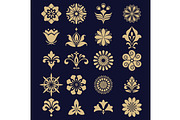Vector floral set. Spring or summer, an Emoji Icon by RODINA (Thumbnail 1 of 3)
