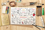 Valentine elements pack, a Decorative Illustration by Dreaming_Lucy (Thumbnail 2 of 3)