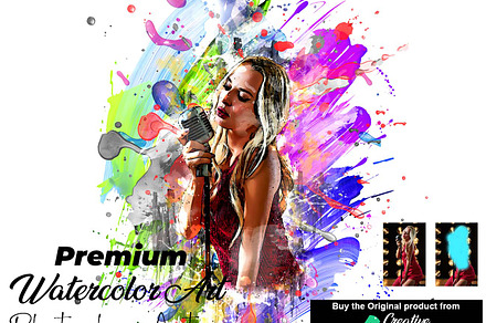 Premium Watercolor Art Ps Action