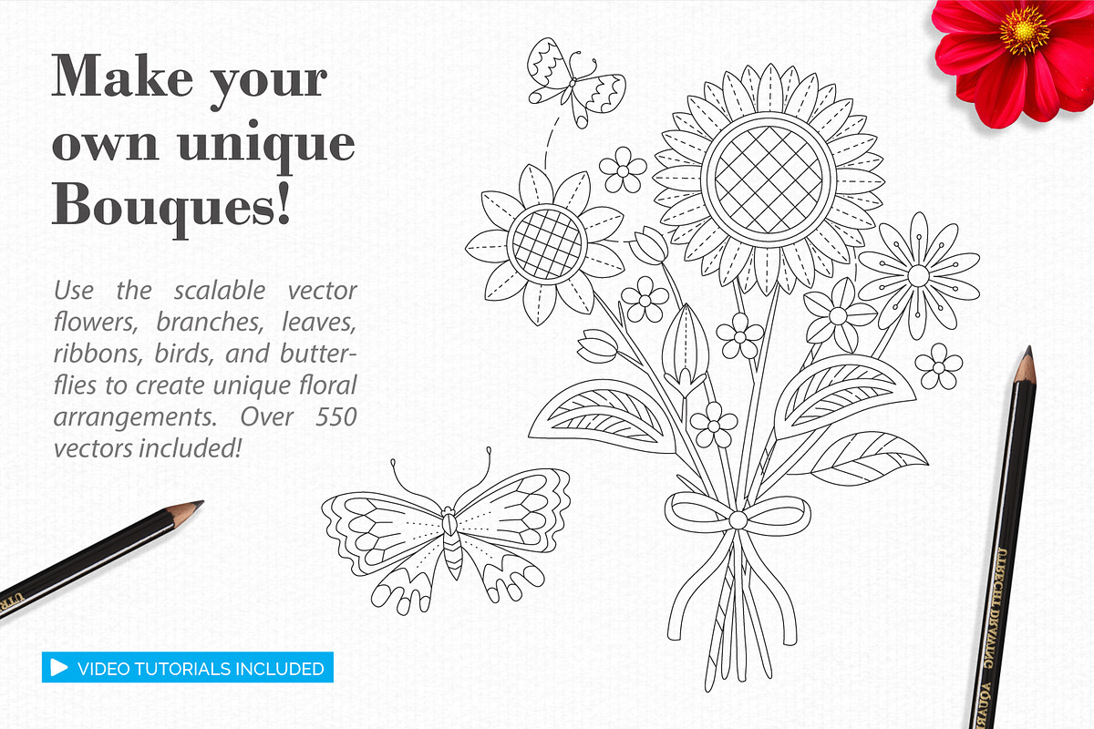 Floral Bouquet Mandala Creator, a Plug-in Add-On by Drifter Studio (Photo 8 of 10)