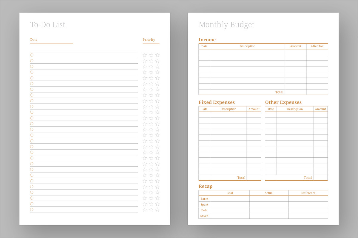 2027 Planner Template (P047-27-M), a Stationery Template by mikhailmorosin (Photo 7 of 10)