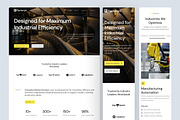 Industry & Manufactory Website UI, an UI Kit Template by peterdraw (Thumbnail 7 of 7)