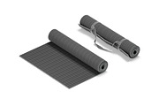 Two White Yoga Hiking Mats 3D Model, an Object 3D Model by rebrandy (Thumbnail 8 of 9)