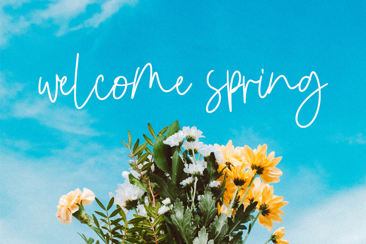 Morning blue sky, a Handwritten Font by cocodesign (Photo 2 of 8)