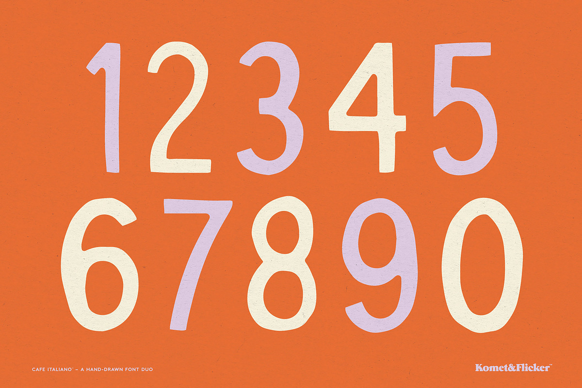 Cafe Italiano - A Hand-Drawn Duo, a Sans Serif Font by Komet & Flicker (Photo 13 of 15)