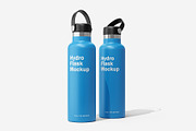 Hydro Flask Water Bottle Mockup, a Packaging Mockup by Akebareee (Thumbnail 1 of 3)