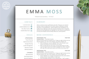 Modern Resume Template (5-Page)