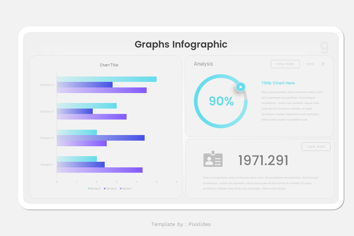 Graphs & Pie Chart PowerPoint, a Presentation Template by Pixslides (Photo 8 of 8)