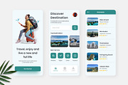 Turismo - Travel Search App, an UI Kit Template by Panen Creative (Thumbnail 1 of 3)