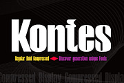 Compressed Contest, a Sans Serif Font by Gatype (Thumbnail 1 of 10)