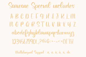 Someone Special, An Elegant Script