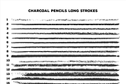 Pencil Charcoal Illustrator Brushes, a Brush Add-On by TheBlackPixelCo (Thumbnail 4 of 8)
