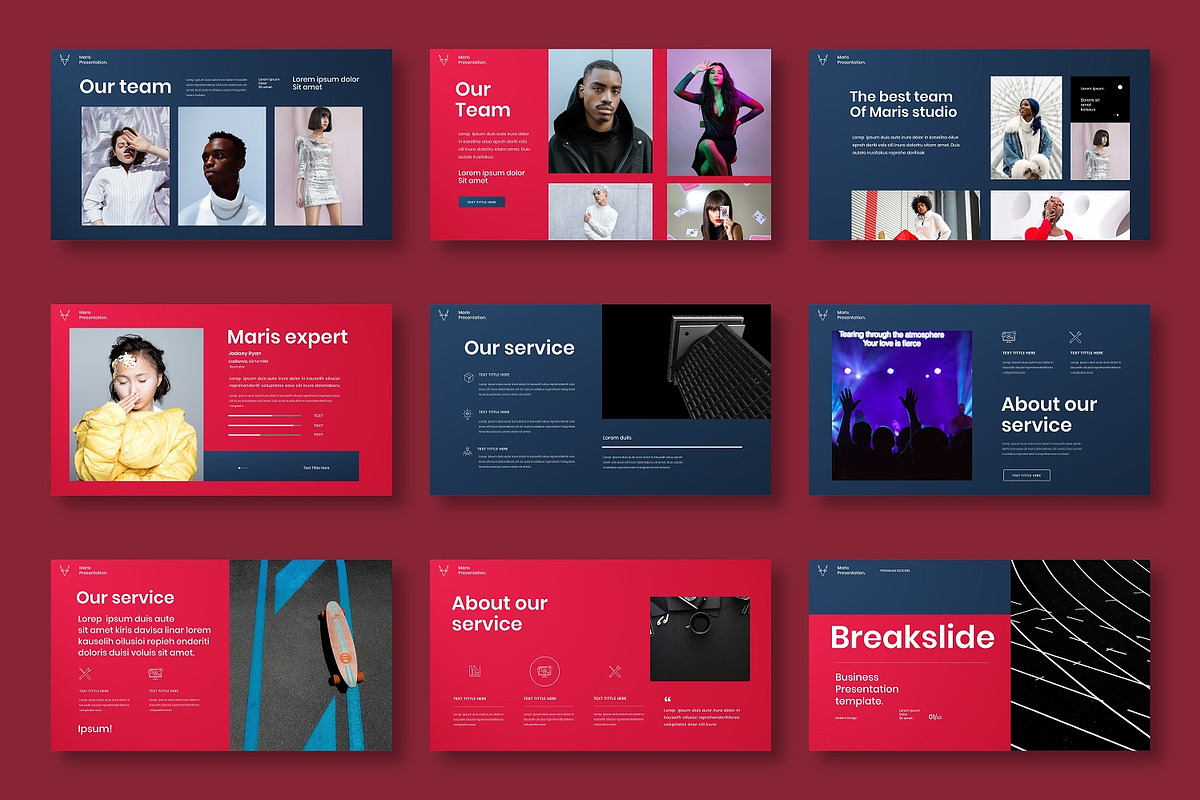 Maris - Business Google Slide Templa, a Presentation Template by Dens Creative Studio (Photo 6 of 12)