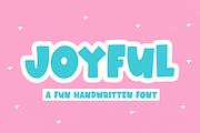 Joyful | Fun Handwritten Font, a Font by KA Designs (Thumbnail 1 of 10)