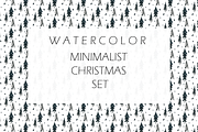 MINIMALIST CHRISTMAS SET, an Object Graphic by Alexandra Fulger (Thumbnail 1 of 5)