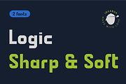Logic Sharp & Soft, a Sans Serif Font by Ideabuk (Thumbnail 1 of 8)