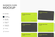Business Card Presentation Mockup, an Advertising Mockup by graphypix (Thumbnail 2 of 4)