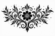Vintage Flower Ornament Set, an Illustration by Creativeshirt (Thumbnail 17 of 21)
