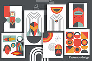 MidCentury Retro Geometry Abstract, an Object Graphic by Sofico (Thumbnail 4 of 14)