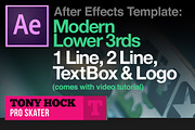 Lower 3rds - After Effects, a Templates & Theme by Haäfe & Haph (Thumbnail 1 of 4)