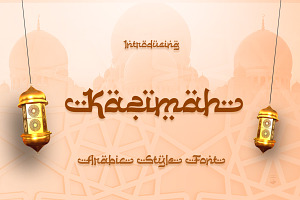 Kazimah - Arabic Style Handwriting