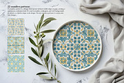 Azulejos watercolor tiles & Patterns, a Pattern Graphic by Jenny Quince (Thumbnail 3 of 12)