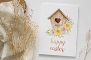 Spring flower, Easter set Watercolor, an Animal Illustration by Daryartsy (Thumbnail 3 of 12)